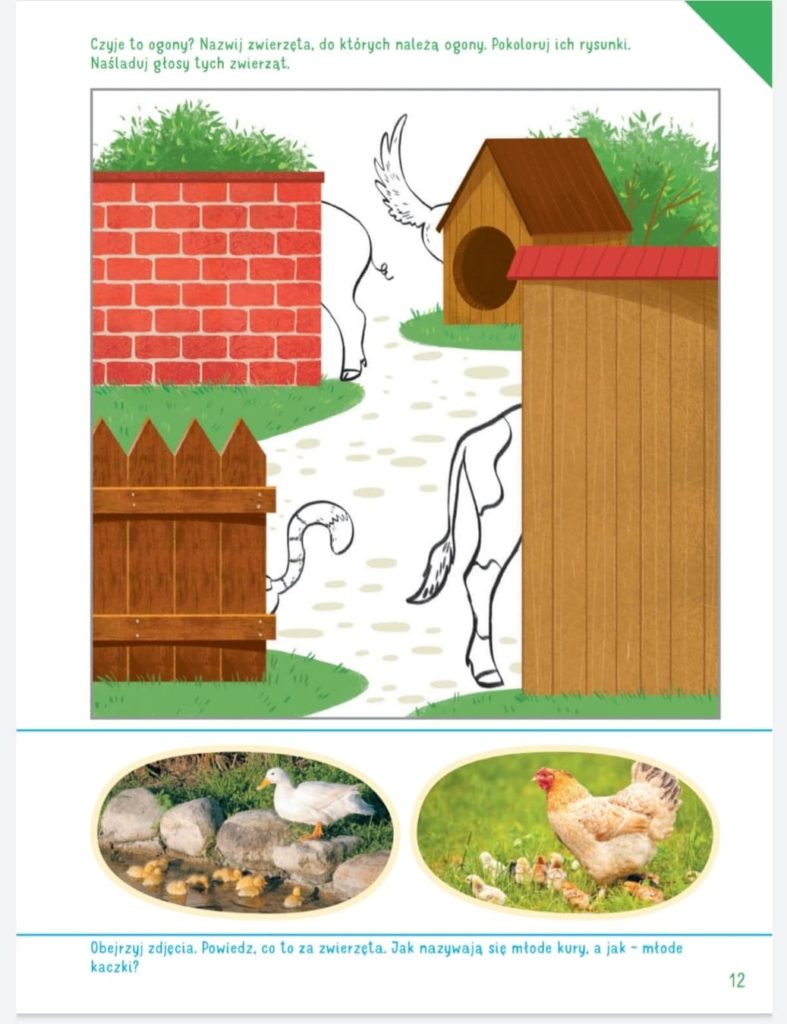 Propozycje zajęć i zabaw „Wiosna na wsi” w grupie Skrzacików