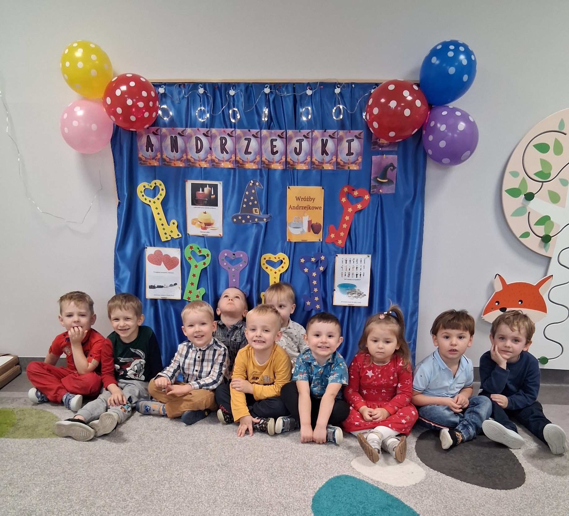 Andrzejki w grupie „Jeżyki”