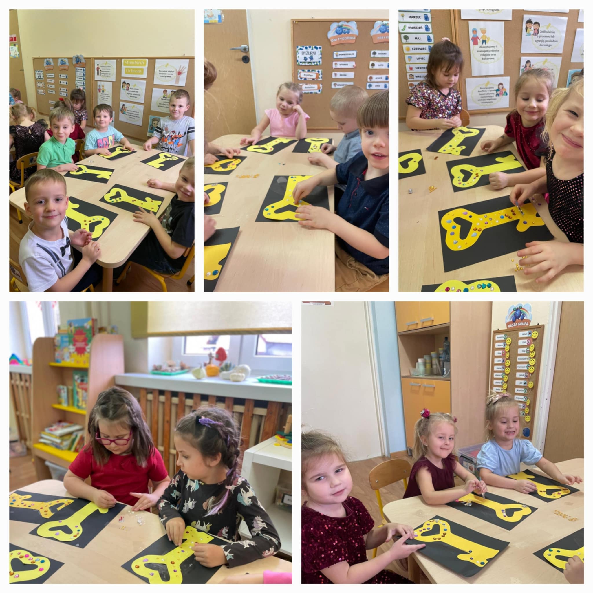 Praca plastyczna u Jagódek.