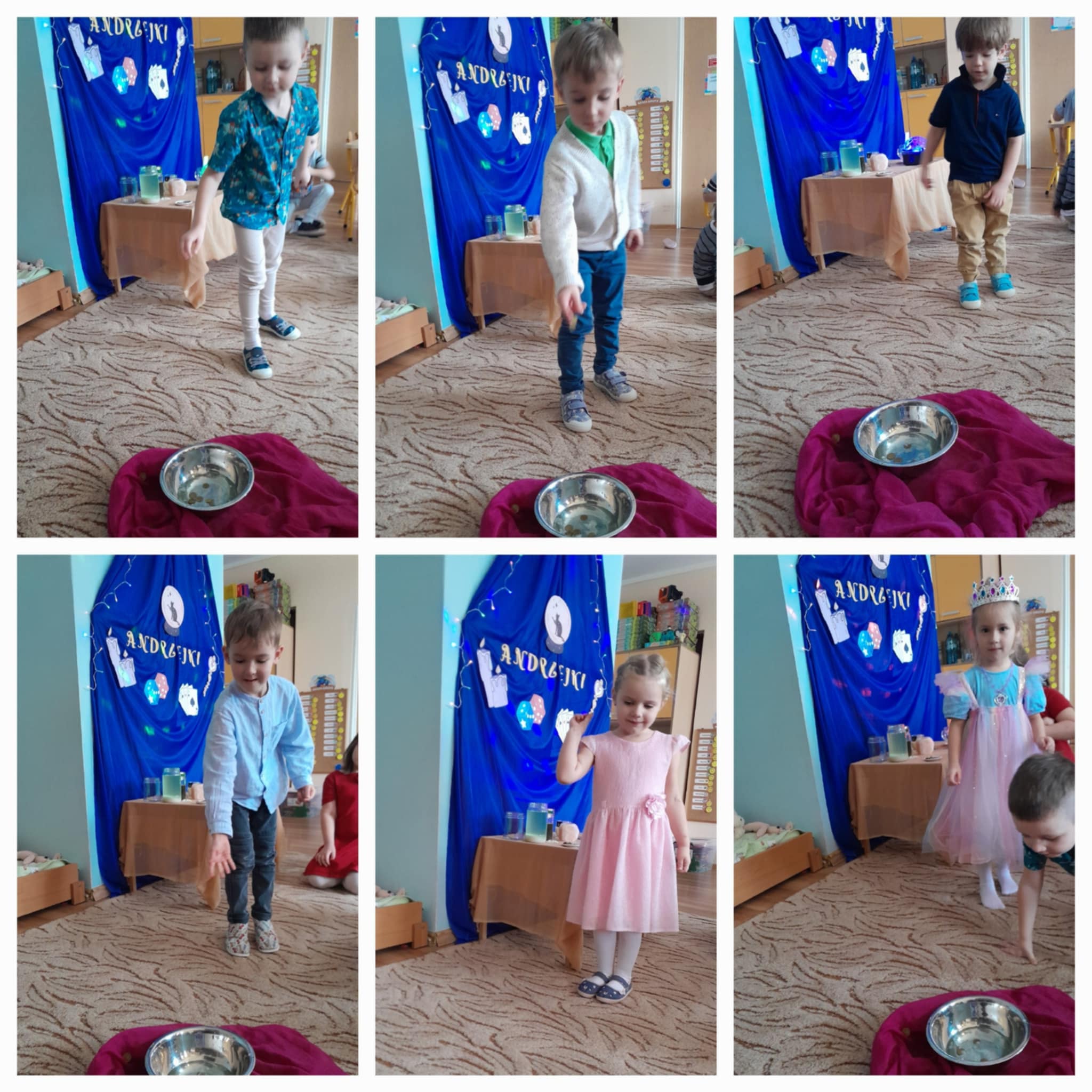 Rzucanie monet na wodę u Jagódek.