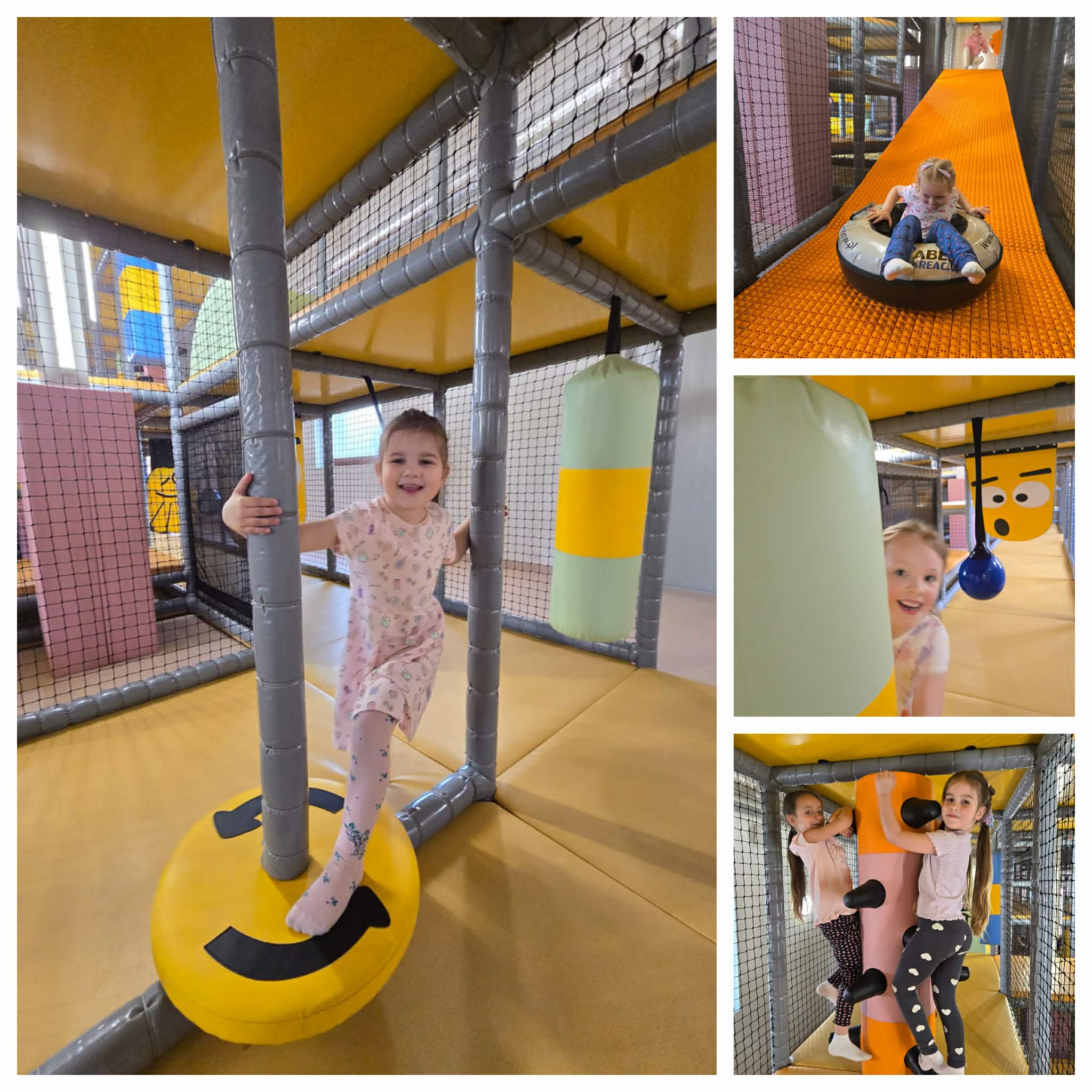 Zabawy ruchowe na wycieczce w CAW.