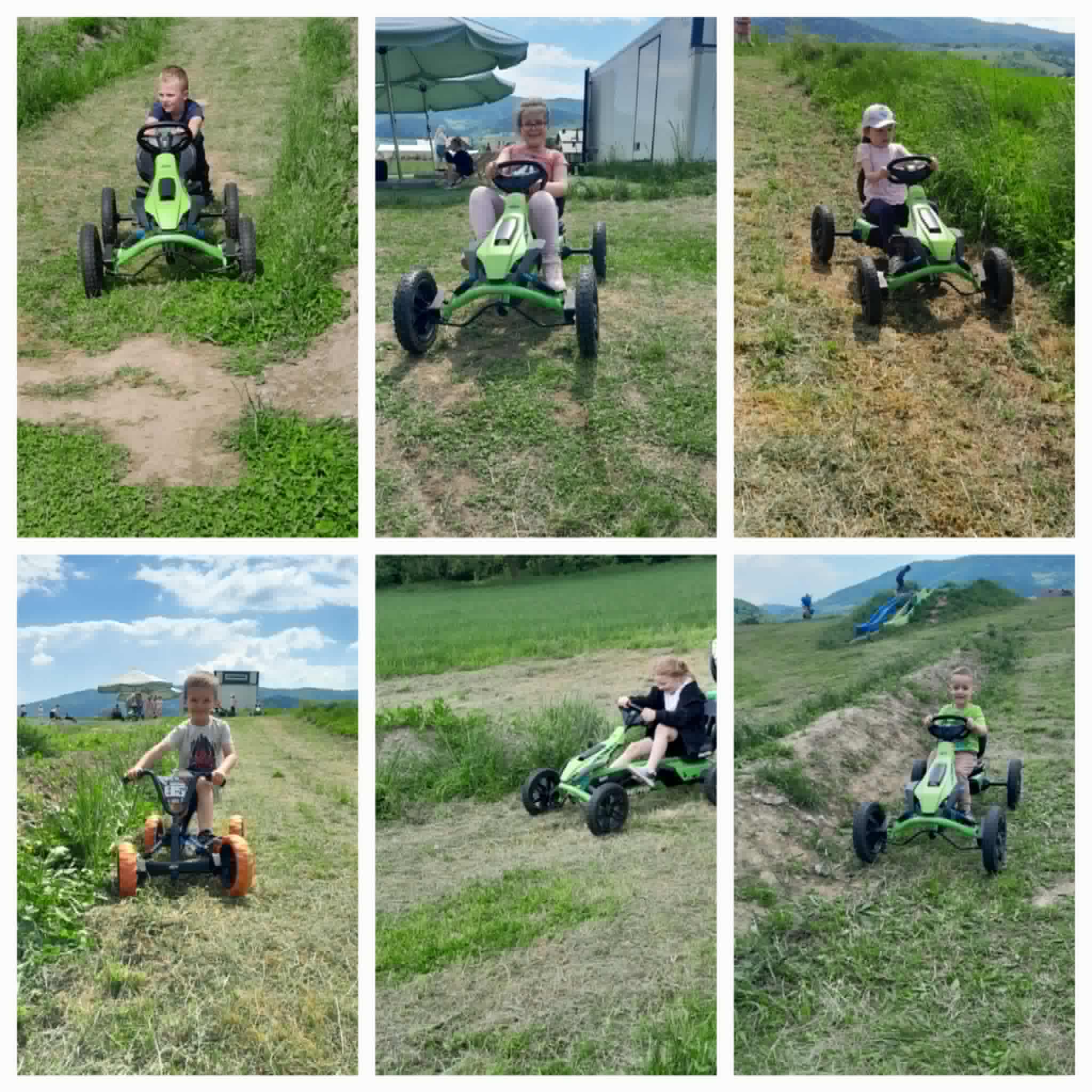 Szaleństwa na gokartach.