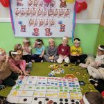 Zakończona zabawa Kolorowe misie