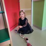 Zwyciężczyni zabawy w pantofelki